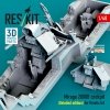 RESKIT RSU48-0459 Mirage 2000B cockpit (Detailed edition) for Kinetic kit (3D Printed) (1/48)